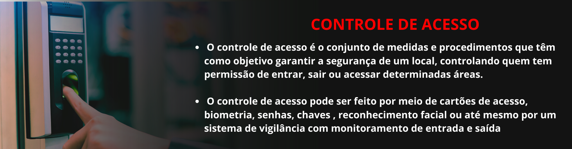 CONTROLE DE ACESSO