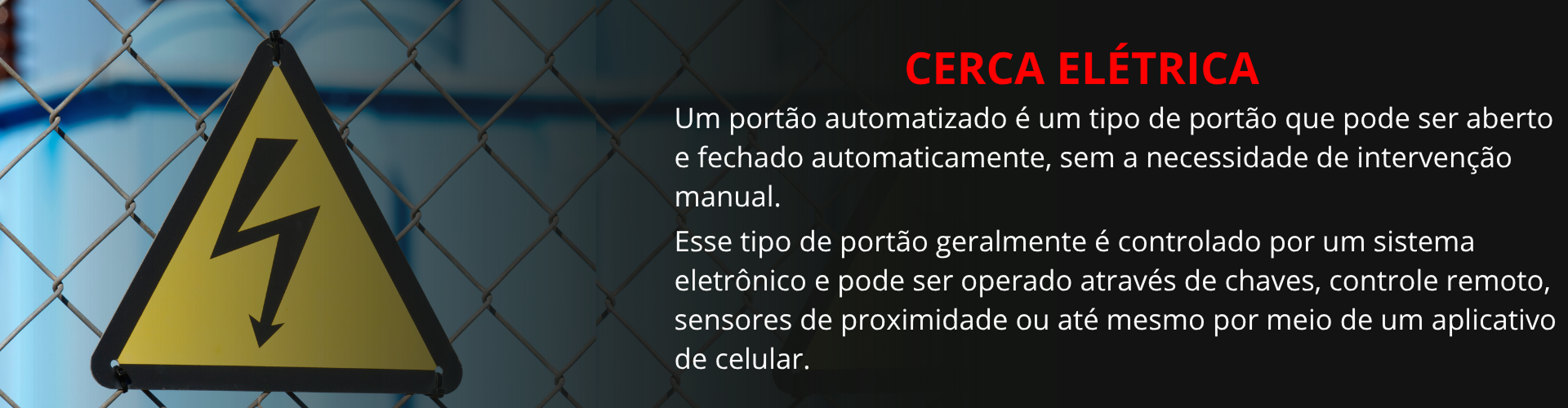 CERCA ELÉTRICA